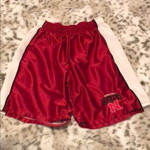 Boys size S Nebraska shorts